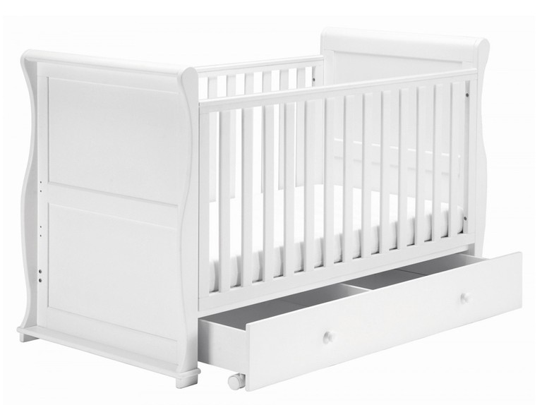 babies r us sleigh cot bed mattress size